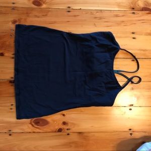 Lululemon Power Y Tank Navy